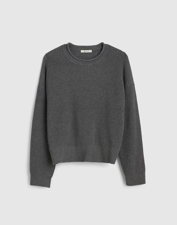 The Arden Crewneck Sweater in 100% Cotton | Madewell