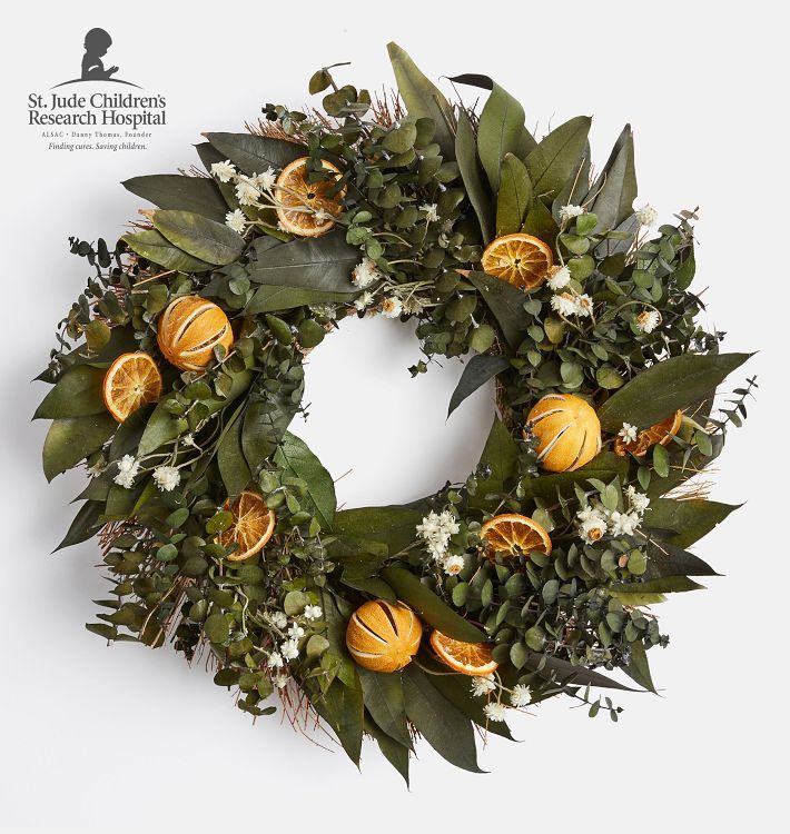 Citrus Blossom Dried Wreath | Rejuvenation