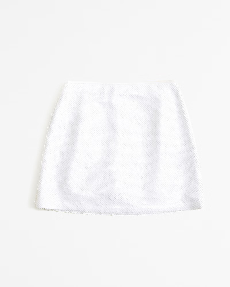 Sequin Mini Skort | Abercrombie & Fitch (US)