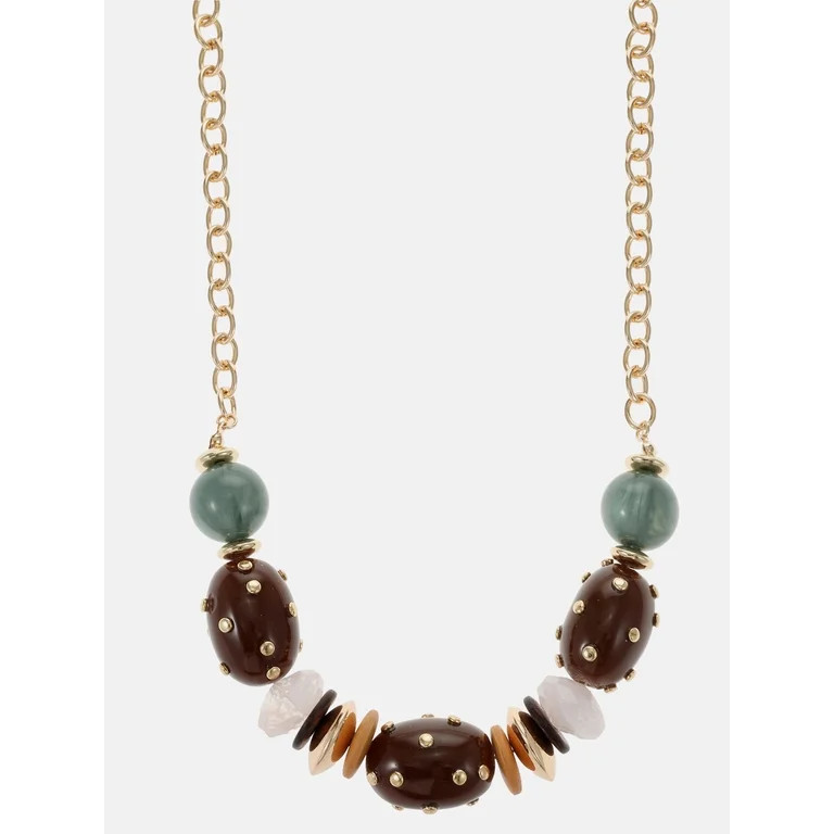 Scenario Beaded Statement Necklace | Walmart (US)