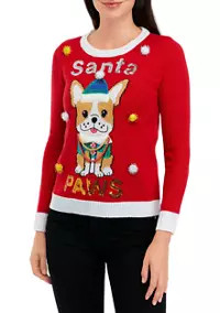 Joyland Women's Santa Paws Sweater | Belk