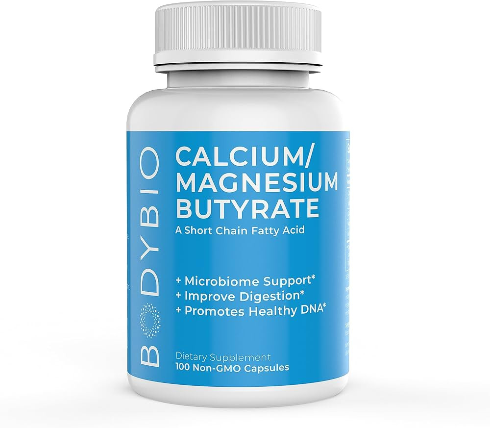 BodyBio Butyrate with Calcium & Magnesium - Supports Healthy Digestion, Gut & Microbiome - Leaky ... | Amazon (US)