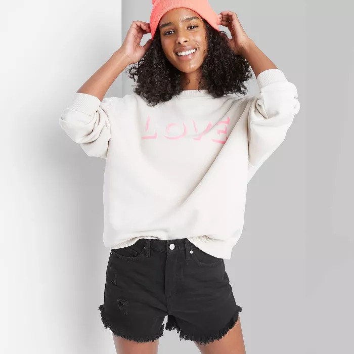 Women's High-Rise Frayed Hem Jean Shorts - Wild Fable™ | Target