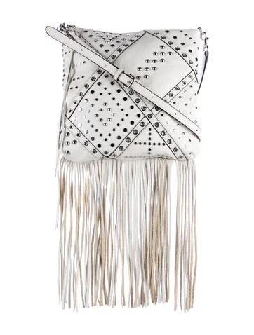 Rebecca Minkoff Studded Fringe-Trimmed Bag | The Real Real, Inc.