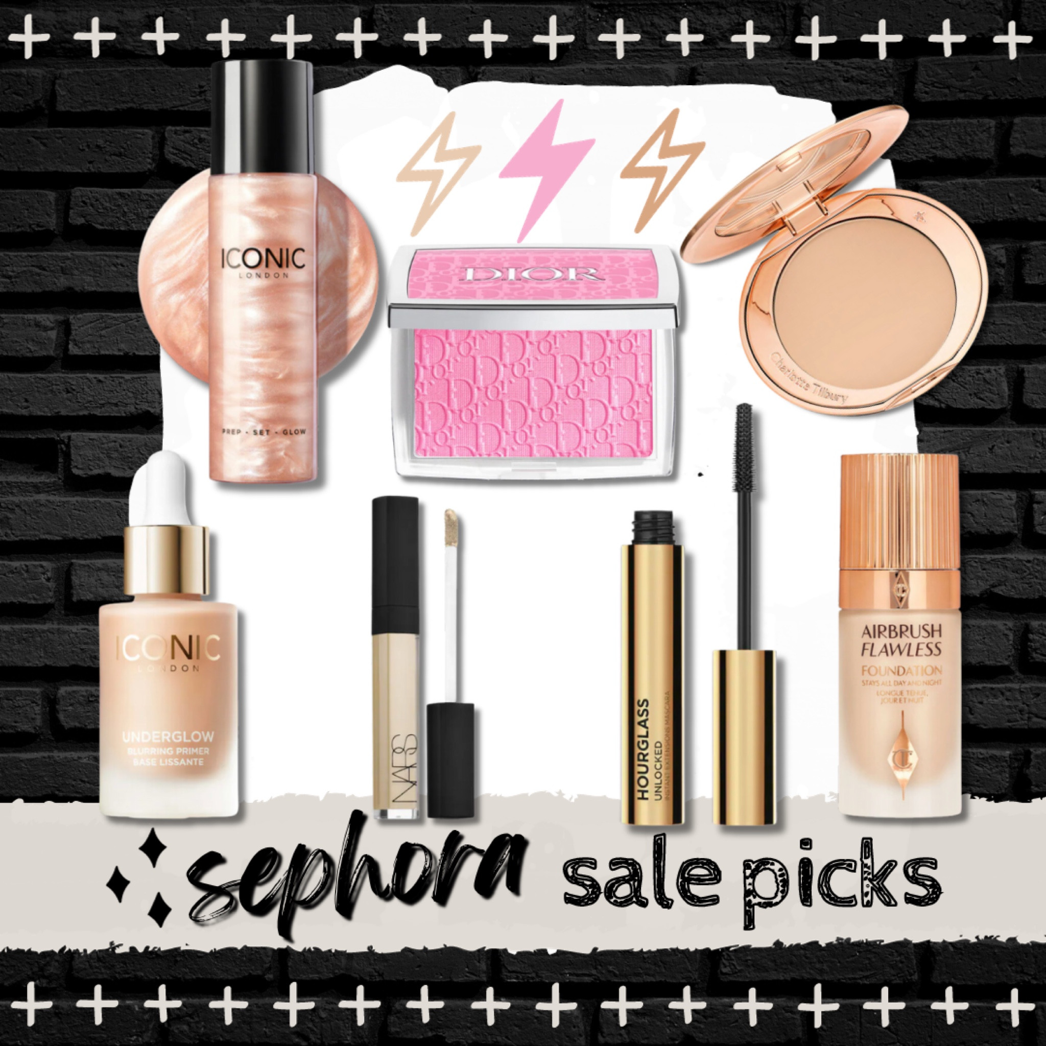 Sephora sale picks, iconic London, Dior, blush, Charlotte tilbury, foundation, mascara, concealer, highlight, beauty best sellers 

#LTKbeauty #LTKHoliday #LTKHolidaySale