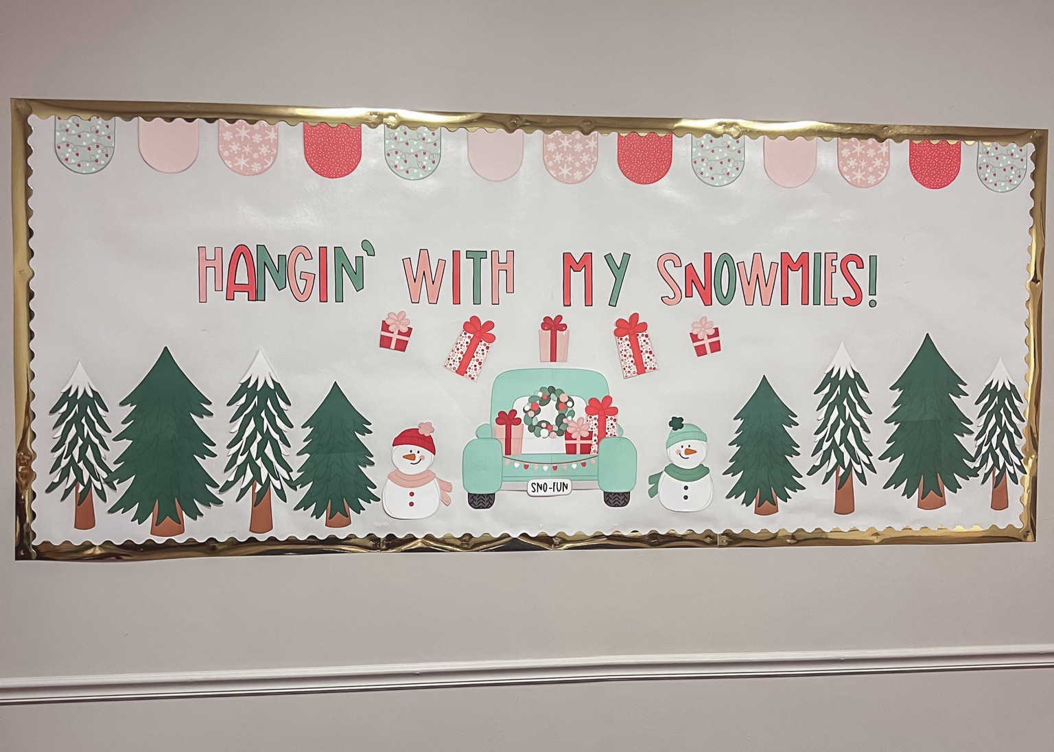 Christmas bulletin board!