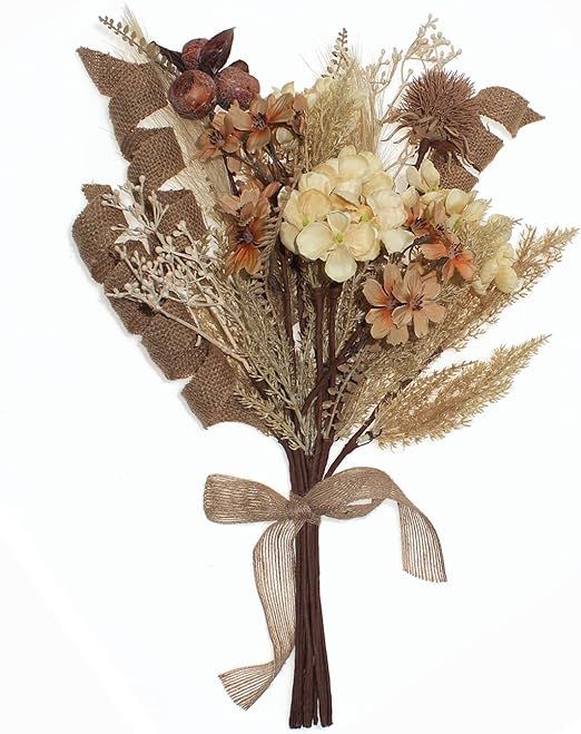 BINFEN Boho Artificial Pampas Grass and Hydrangea Flowers Bouquet for Home Decor and Special Occa... | Amazon (US)