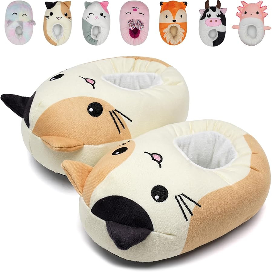 IceUnicorn Toddler Slippers Kids Cute Funny Animal House Shoes Girls Boys Christmas Fluffy Bedroo... | Amazon (US)