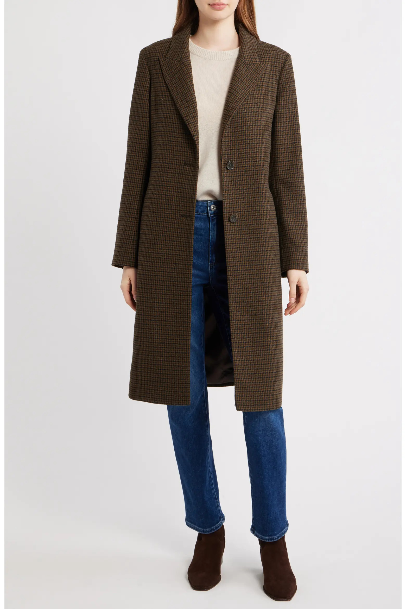 Wool Blend Tweed Coat | Nordstrom