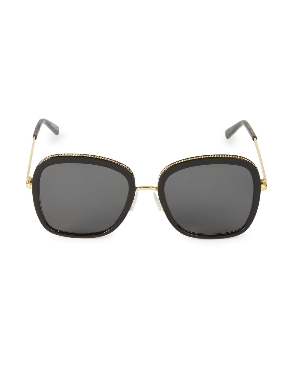 Stella McCartney Women's 55MM Oversized Square Sunglasses - Black | Saks Fifth Avenue