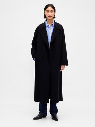 Wool-Blend Wrap Coat | Gap (US)