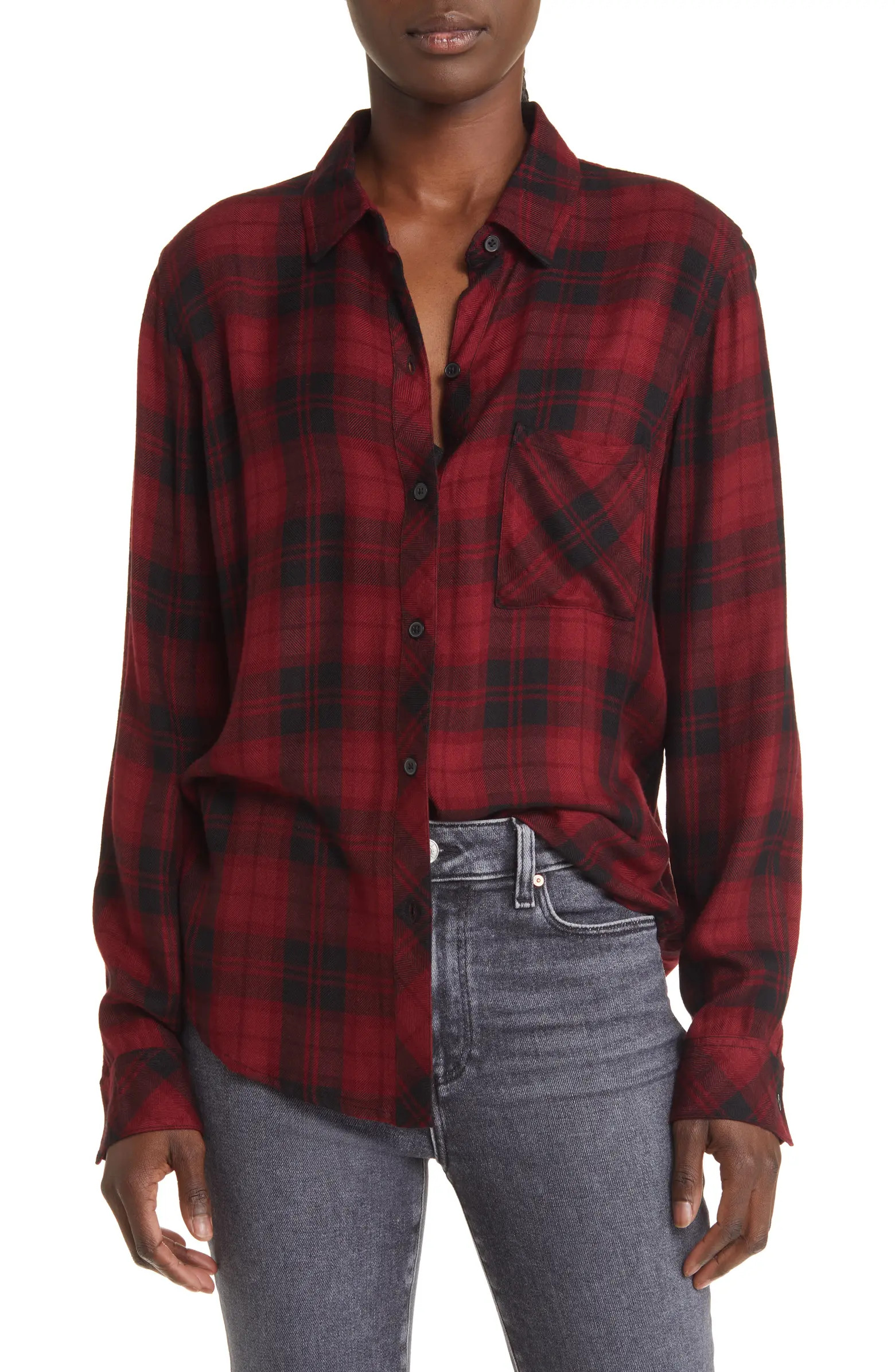 Hunter Plaid Button-Up Shirt | Nordstrom