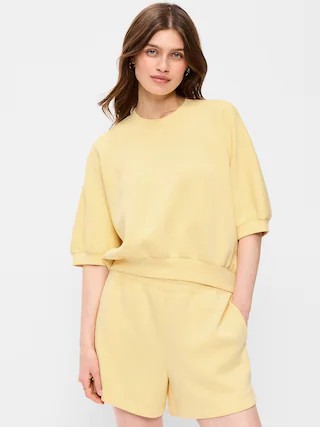 Bounce Fleece Dolman-Sleeve Top | Old Navy (US)