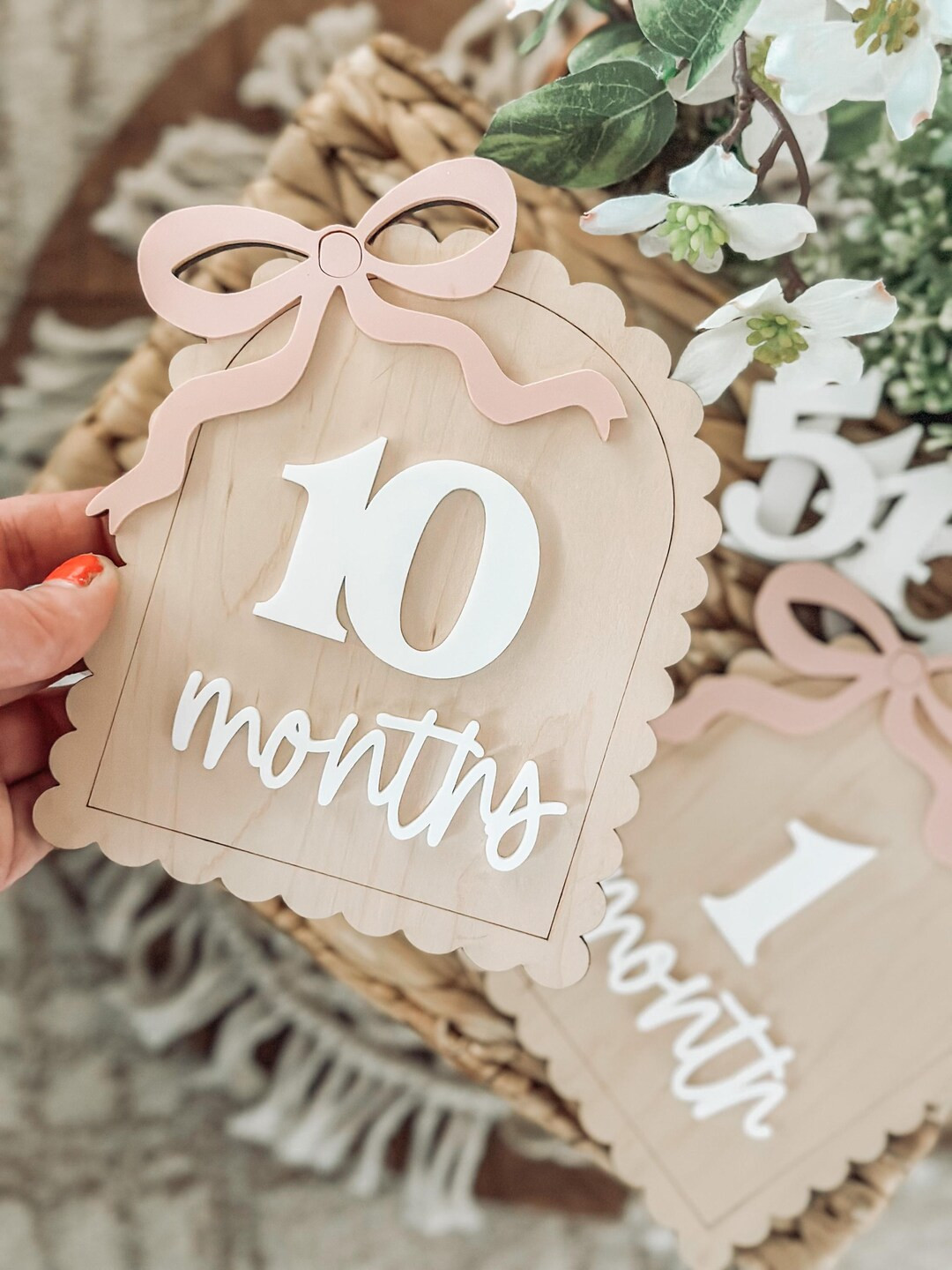 Bow, Milestone, Monthly Milestone, Baby Girl, Baby Shower Gift, New Mom Gift, New Baby - Etsy | Etsy (US)