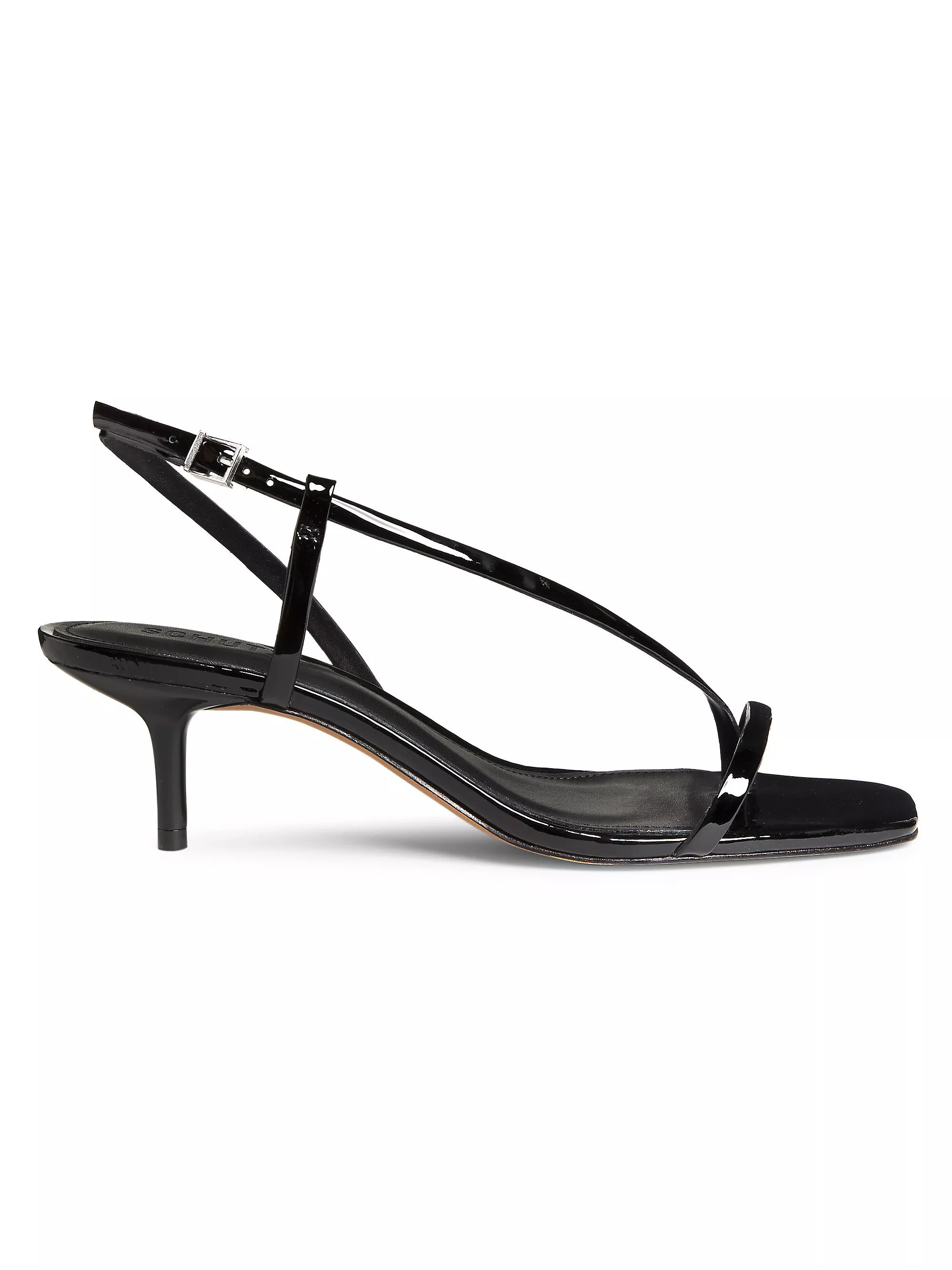 Heloise 63MM Patent Leather Slingback Sandals | Saks Fifth Avenue