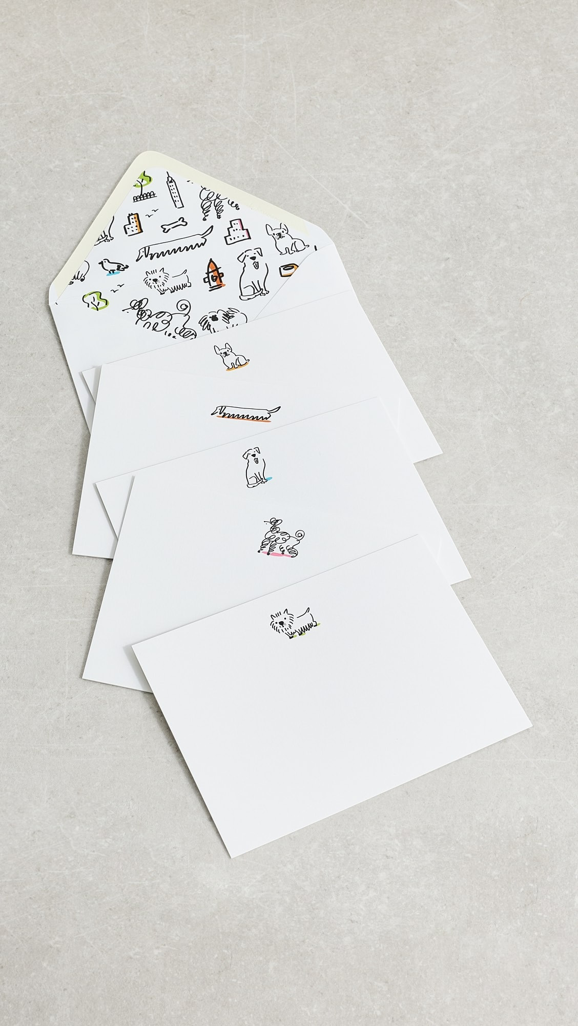Haute Dog Notecards | Shopbop