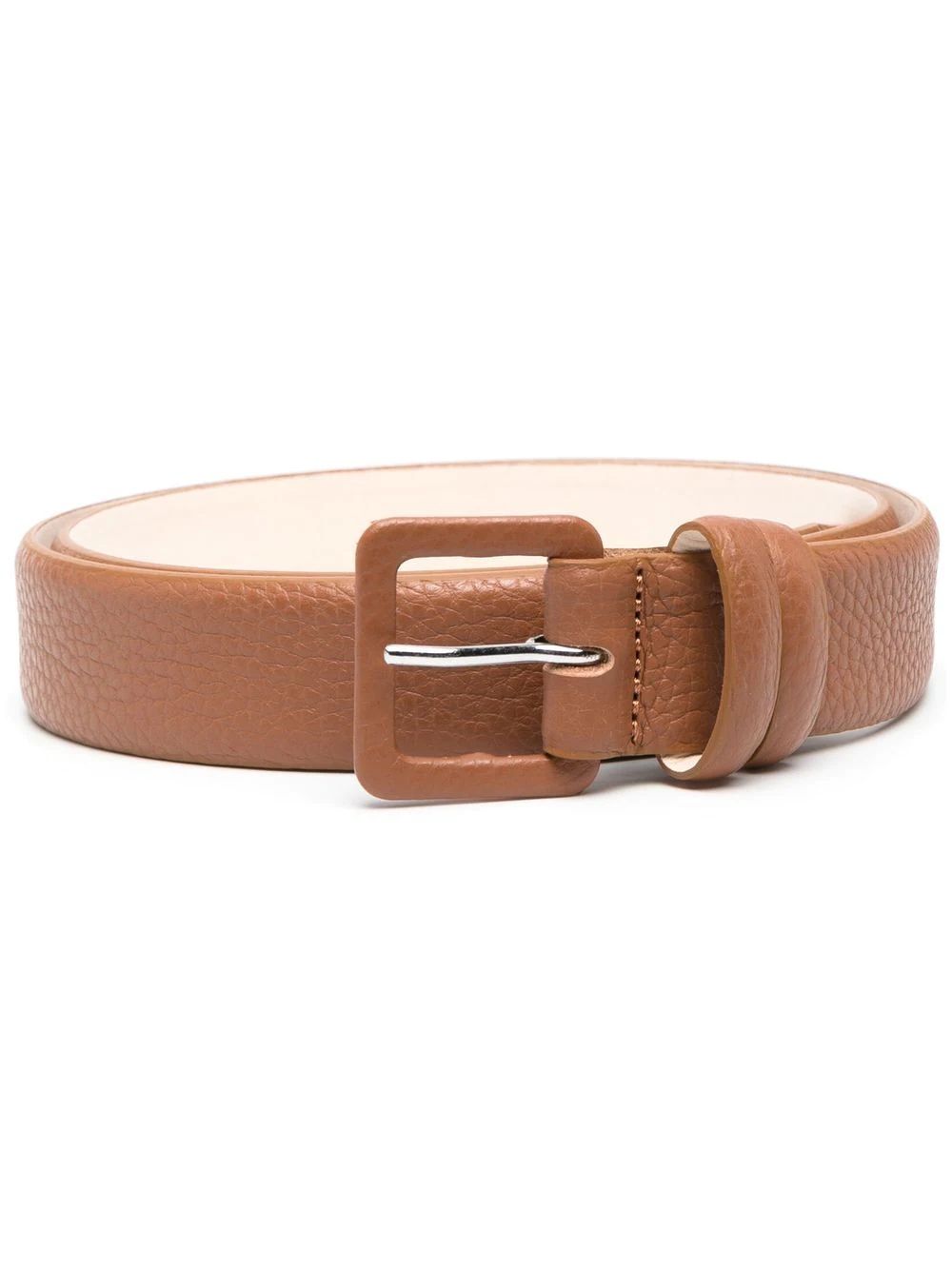 Black & Brown grained-leather Belt - Farfetch | Farfetch Global