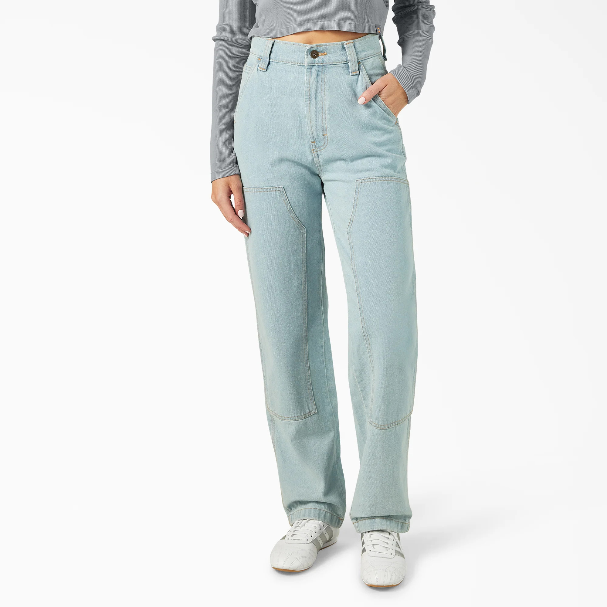 Women’s Madison Loose Fit Double Knee Jeans | Dickies US | Dickies