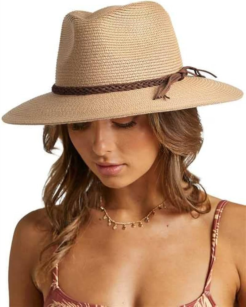 FURTALK Sun Hats for Women Summer Wide Brim UV UPF 50+ Panama Fedora Foldable Packable Straw Beac... | Amazon (US)