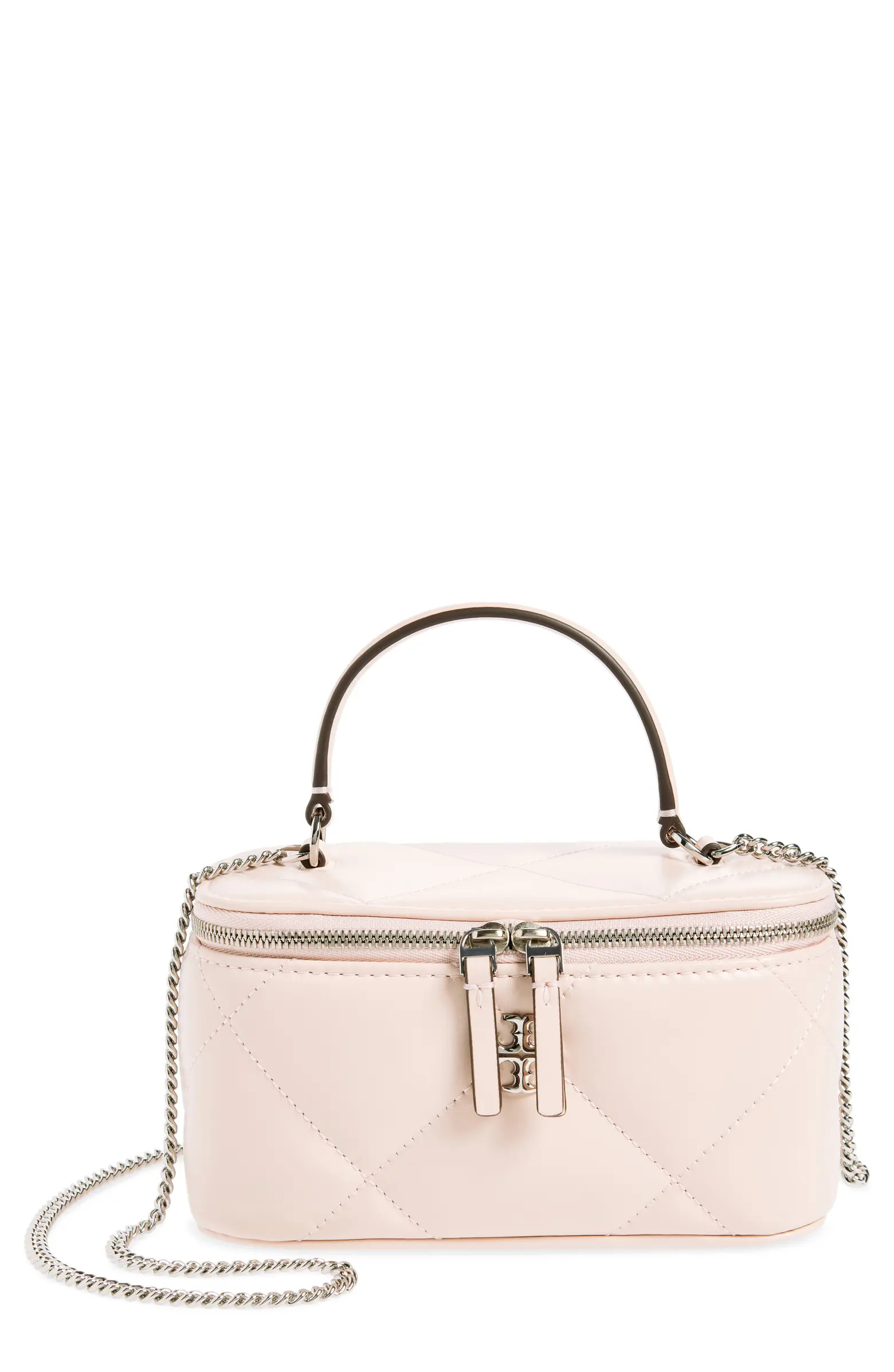 Kira Quilted Leather Vanity Case | Nordstrom