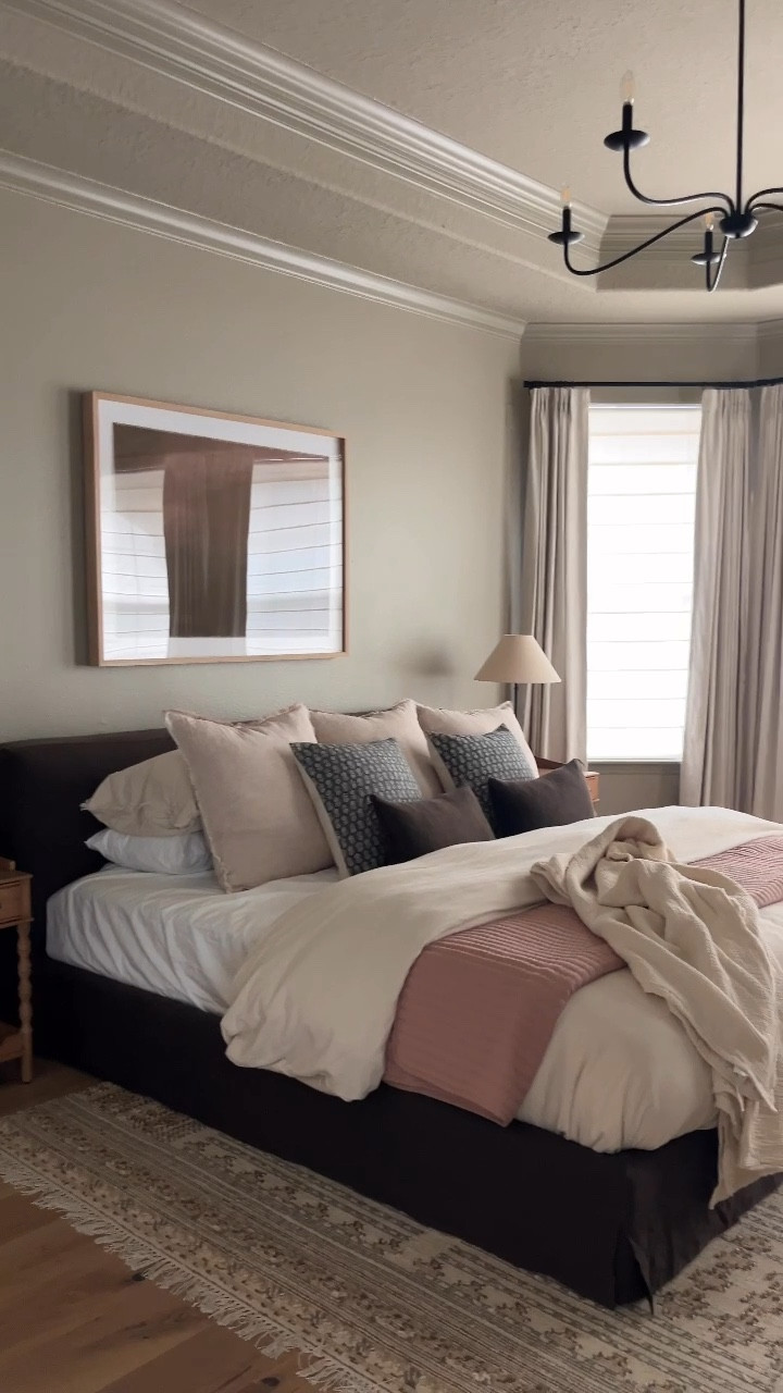 Primary bedroom from our woodlands project! In honor of my website finally launching, I wanted to share some snippets of the bedroom here! Go to accordingtomandy.com to see the rest of the home, shop my home, read blog posts, and inquire on design services! 



#LTKVideo #LTKHome