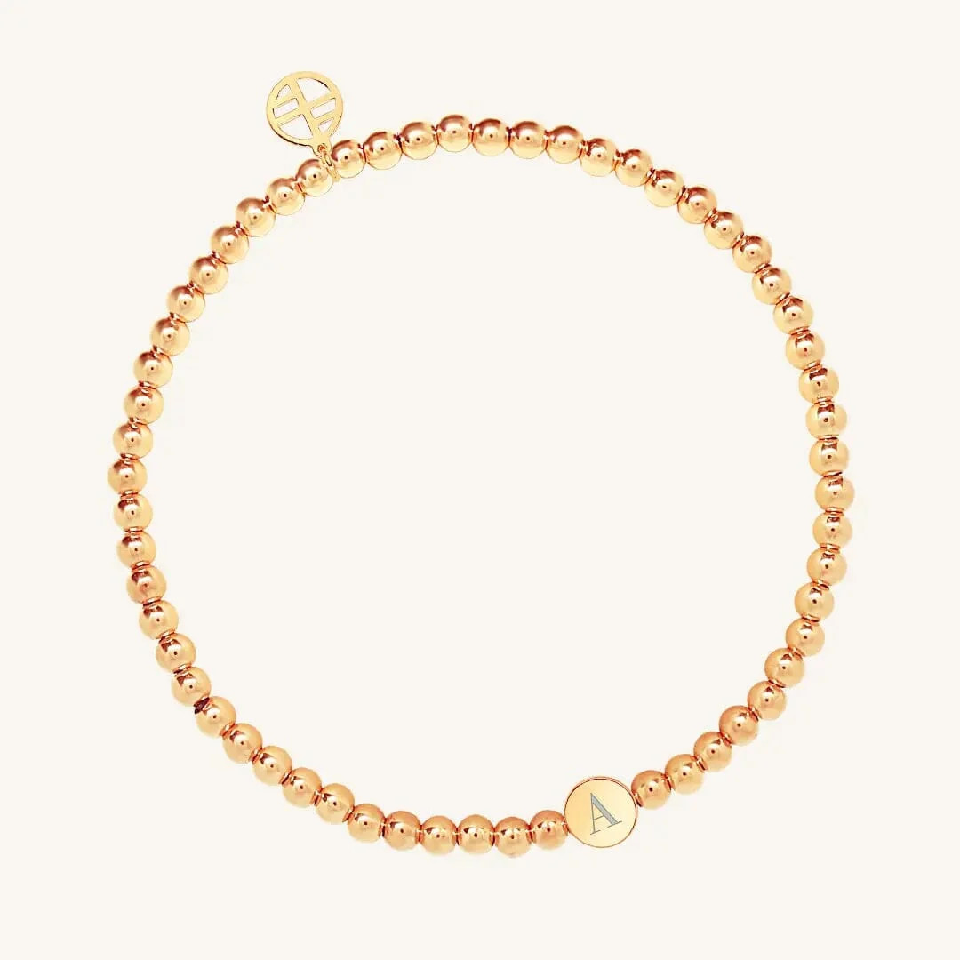 Etch Alpha Letter Bracelet | Francesca Jewellery