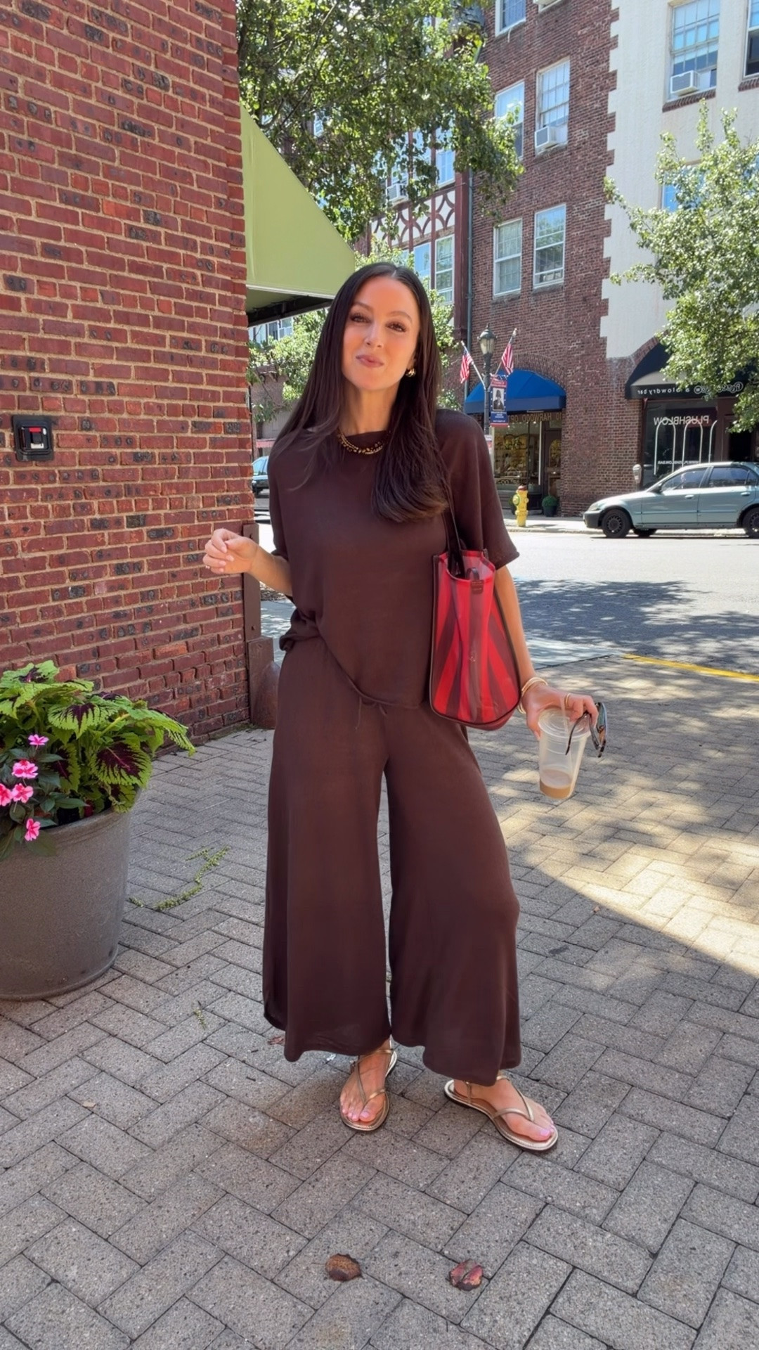 This set is SO AFFORDABLE, so comfy and a great alternative to sweats or athleisure in the summer 

I did my true size in top bottom and sandals!

#LTKootd #LTKOver40 #LTKSeasonal
