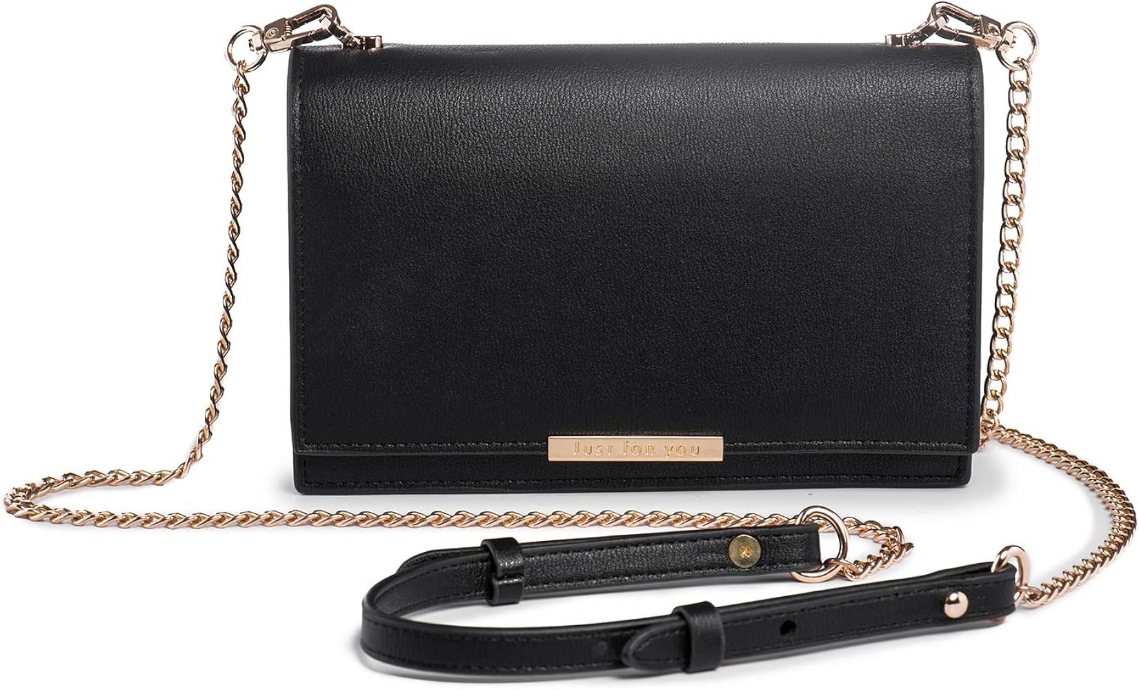 Katloo Crossbody Wallet Women PU Leather Cell Phone Purse Clutch Bag Chain Strap | Amazon (US)