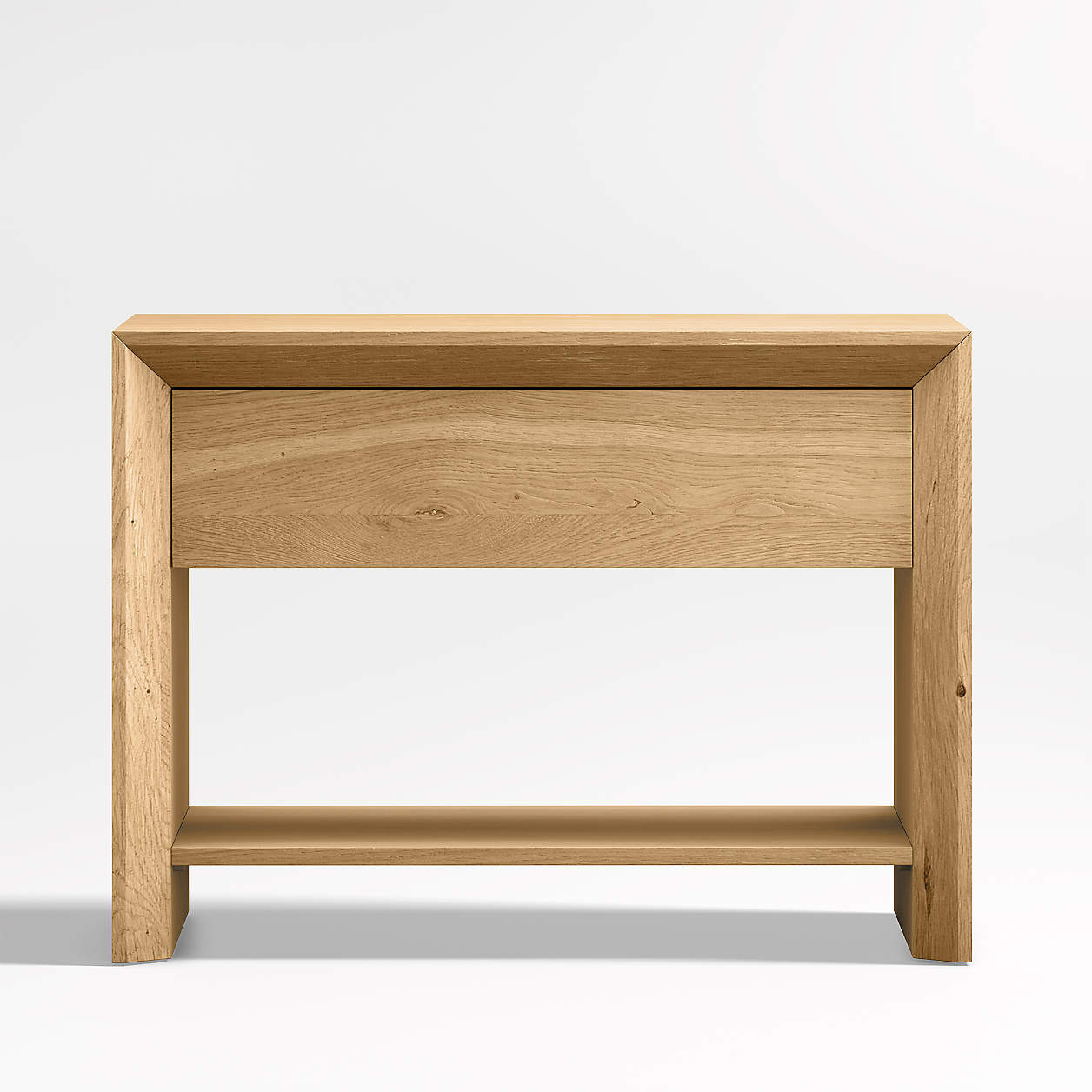 Baja 30" White Oak Wood Nightstand + Reviews | Crate & Barrel | Crate & Barrel