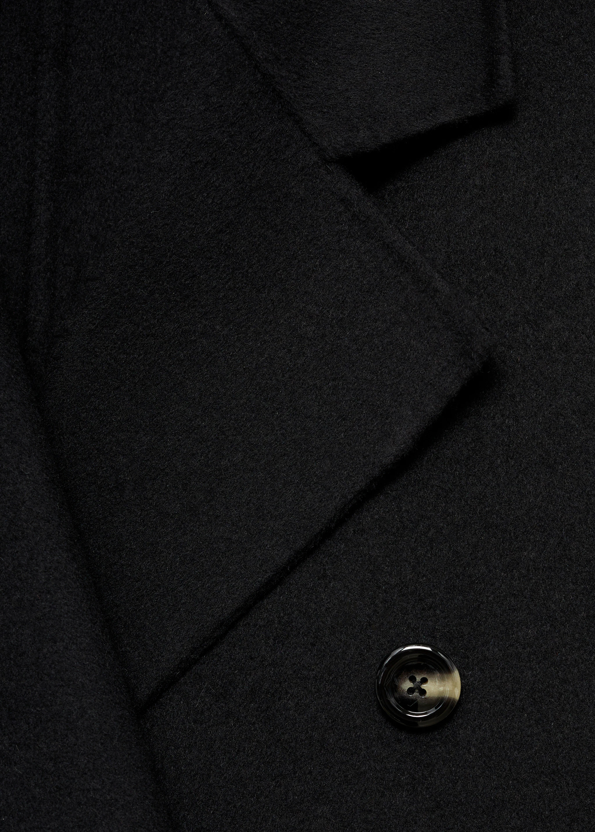 Handmade oversized wool coat | MANGO (UK)