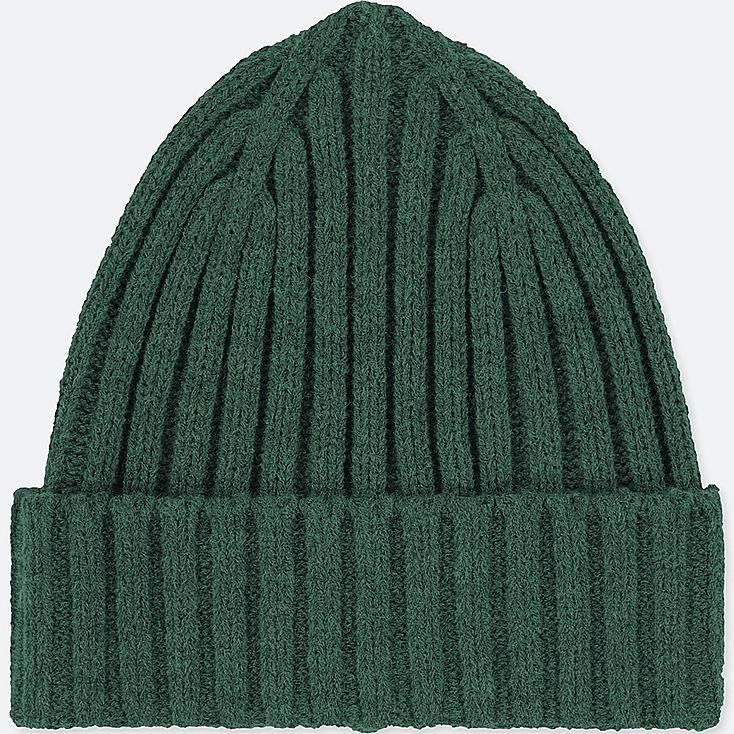 UNIQLO Heattech Knitted Cap, Green | UNIQLO (US)