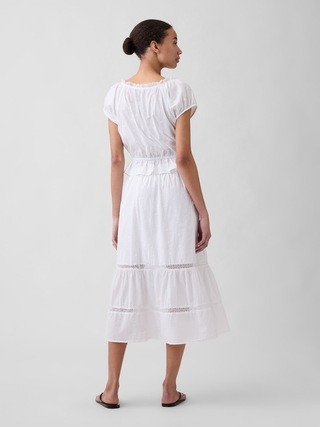 Relaxed Tiered Maxi Skirt | Gap Factory