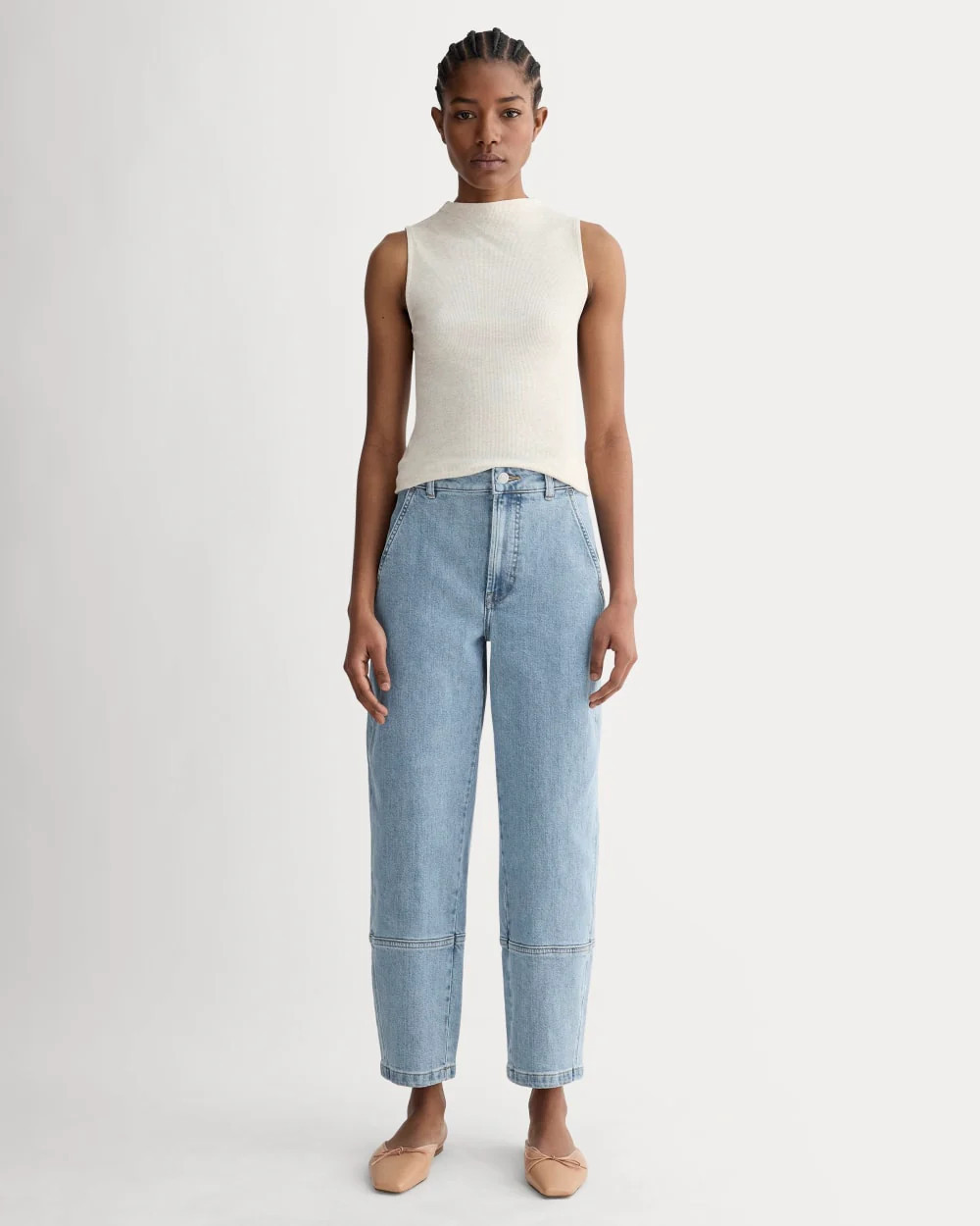 Women's Utility Barrel Jean by Everlane in Light Indigo, Size 29 | Everlane