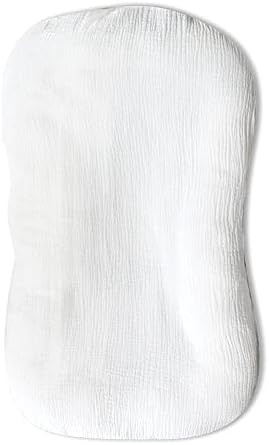 Muslin Baby Lounger Cover Soft Organic Cotton Slipcover Fits Newborn Lounger for Baby Boys and Gi... | Amazon (US)