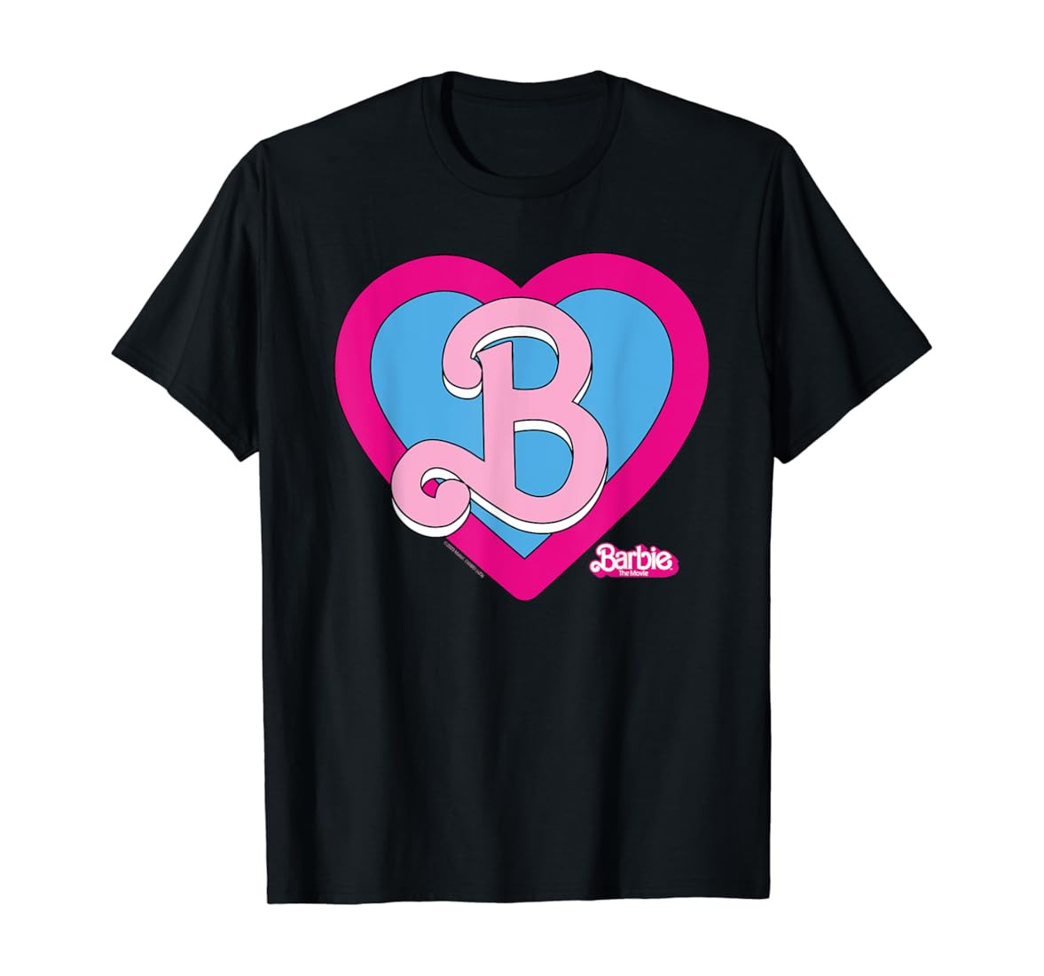 Barbie The Movie - Heart Crest T-Shirt | Amazon (US)