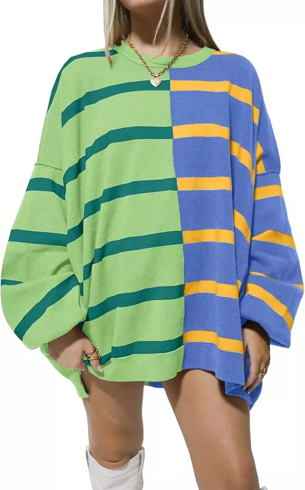 Fisoew Womens Striped Pullover … curated on LTK