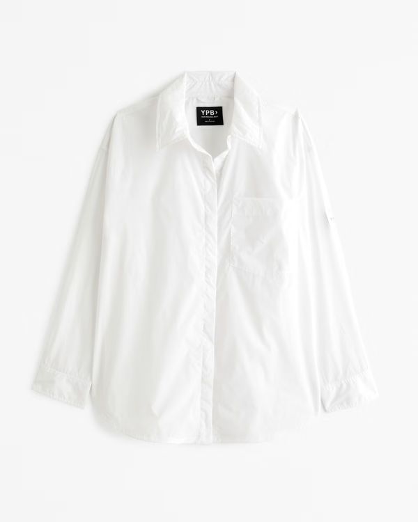 Active by Abercrombie | Online ExclusiveYPB Crinkle Nylon Button-Up Shirt | Abercrombie & Fitch (US)