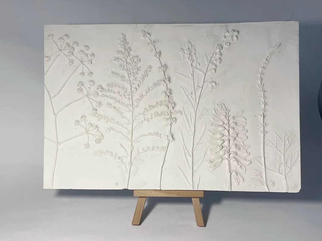 Tile Wild Flowers Mix Cast 2. Botanical Decorative Unique - Etsy | Etsy (US)