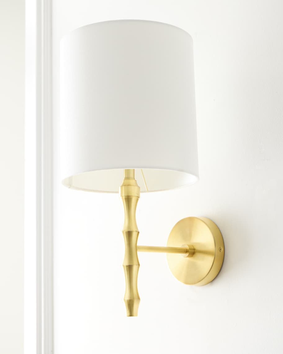 Couture Lamps Bamboo 2-Light Wall Sconce, 19.5" | Neiman Marcus