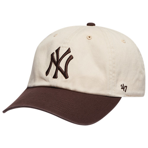 47 Brand Yankees Natural Two Tone Clean Up Cap | Foot Locker (US)