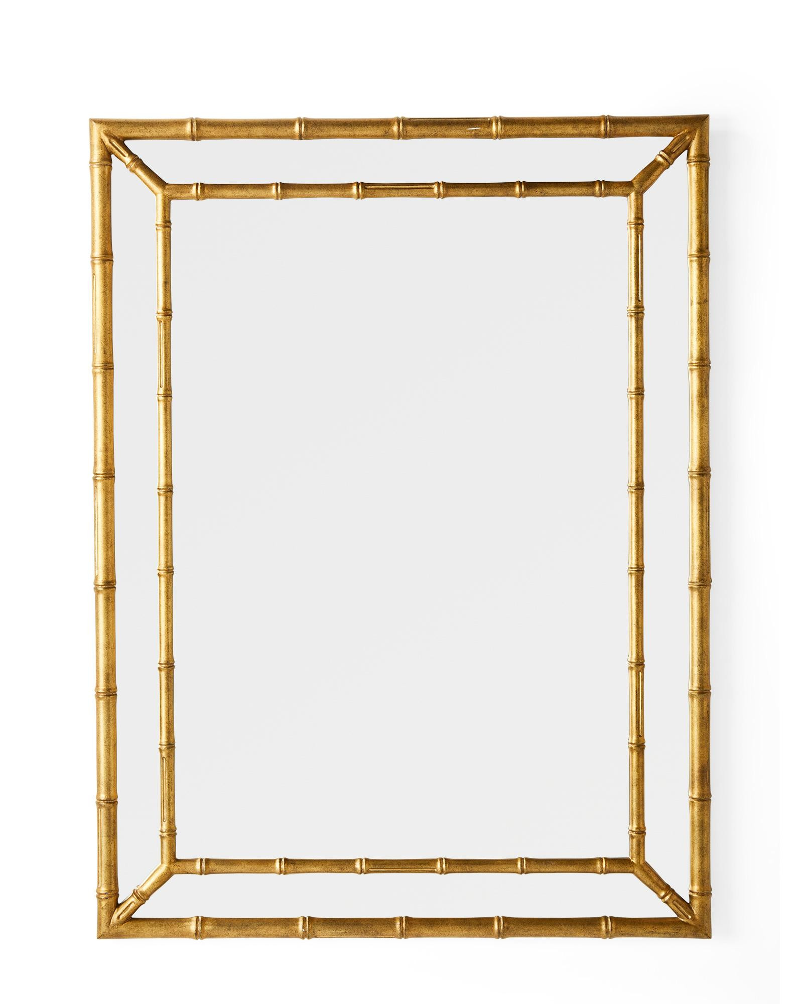 Gilded Bamboo Mirror | Serena and Lily