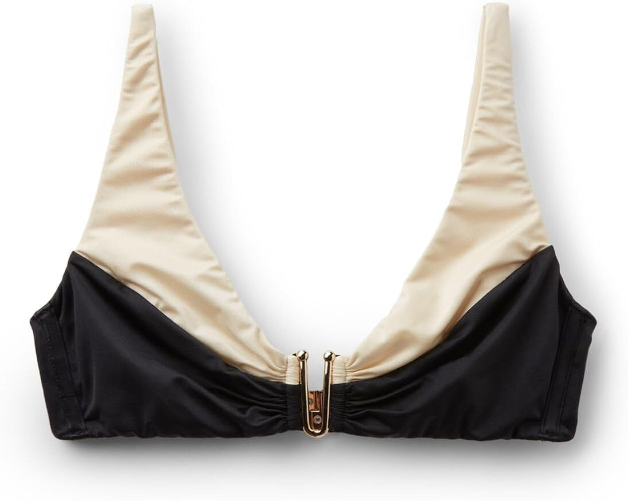 CALZEDONIA Woman's Tank-Style Swimsuit Top Elegant Bicolor | Amazon (US)