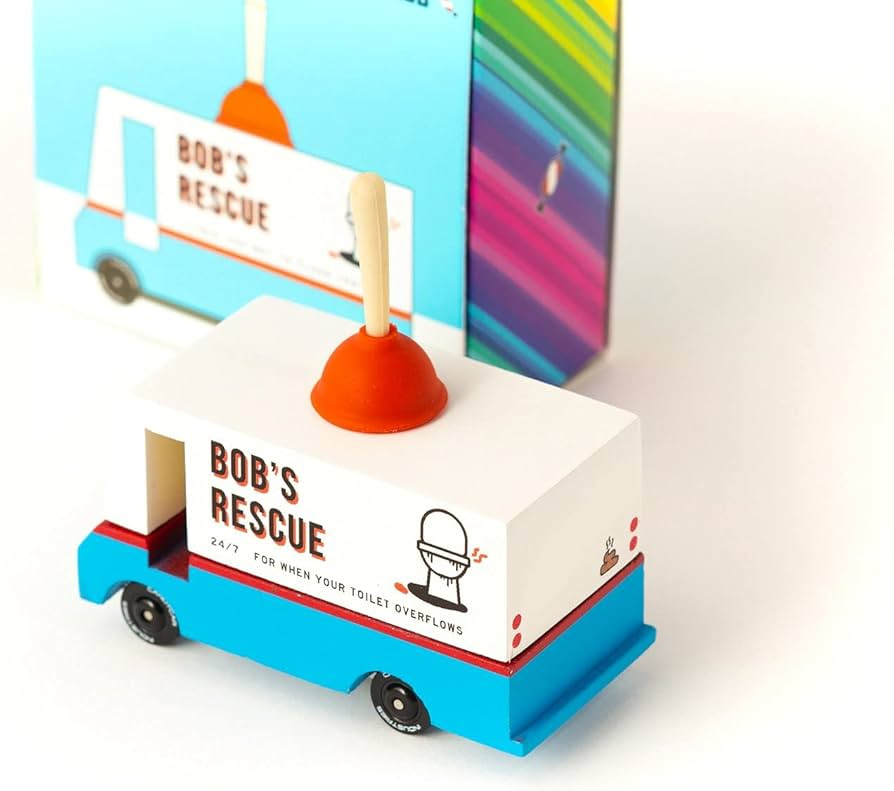 Candylab Toys - CANDYCAR® World Collection - Premium Handcrafted Wooden Car Toy - Plumbing Van | Amazon (US)