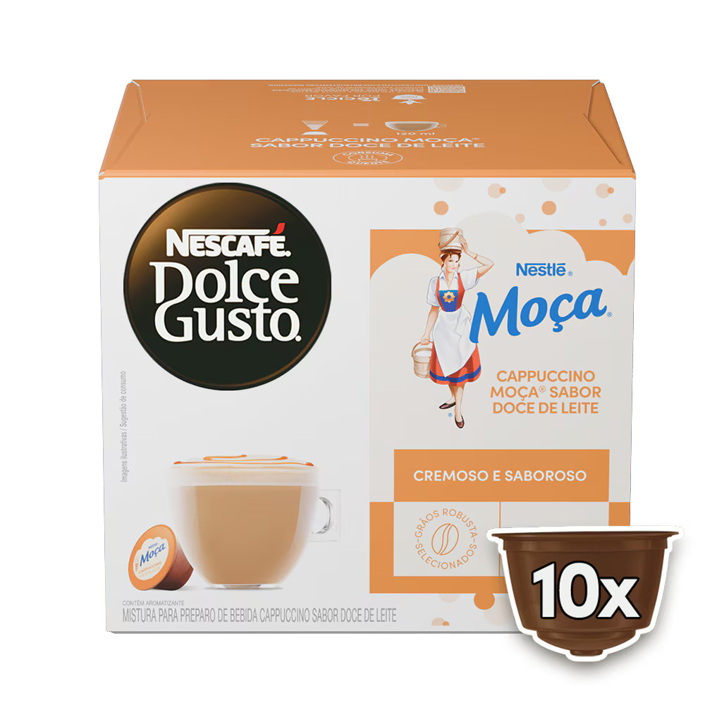 CAPPUCCINO MOÇA DOCE DE LEITE 10 CÁPSULAS | DolceGusto (BR)