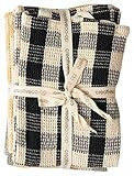 Creative Co-Op Gingham Cotton Waffle Weave (Set of 3 Colors) Tea Towels, Multicolor, 3 Count | Amazon (US)