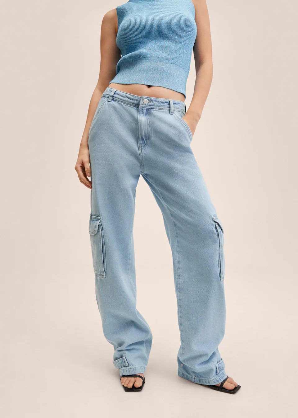 Pocket cargo jeans | MANGO (US)