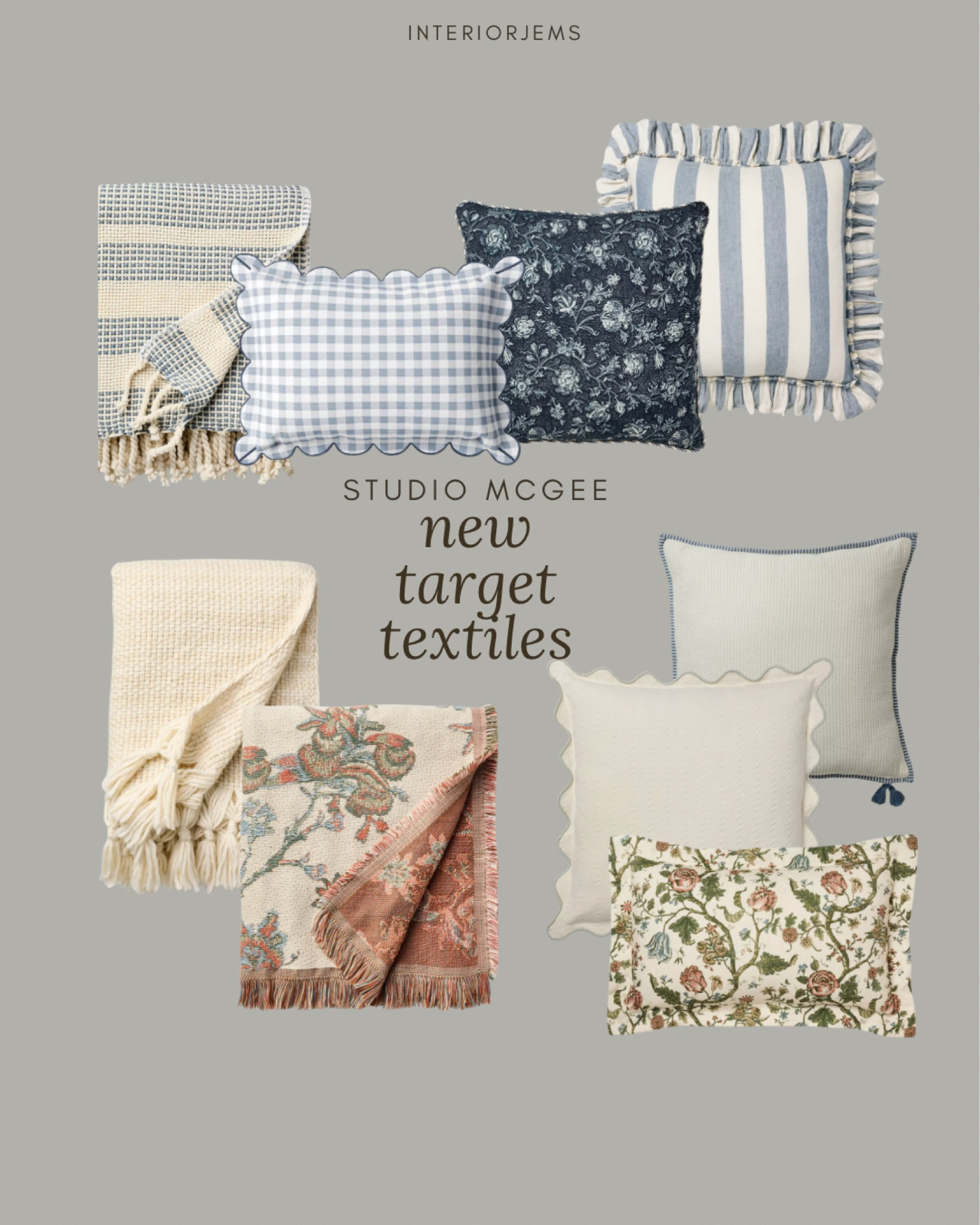 Brand new release tonight Studio McGee for target textiles, tapestry, throw blanket, with throw pillows, sofa, pillow, pillows, bed, pillow pillows, throw blanket, spring new arrivals from Studio McGee

#LTKStyleTip #LTKHome #LTKSaleAlert