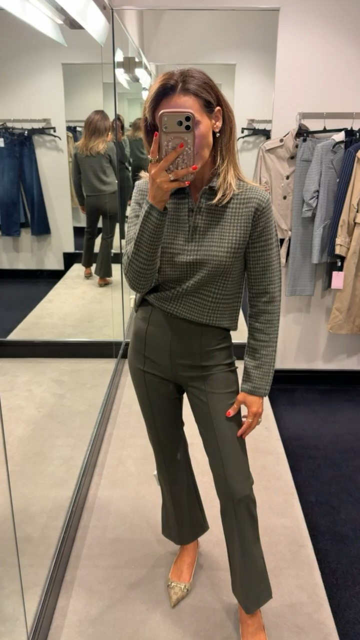 Love these greens paired together for fall, this plaid is a different take and I’m loving it!

#LTKootd #LTKSaleAlert #LTKSeasonal