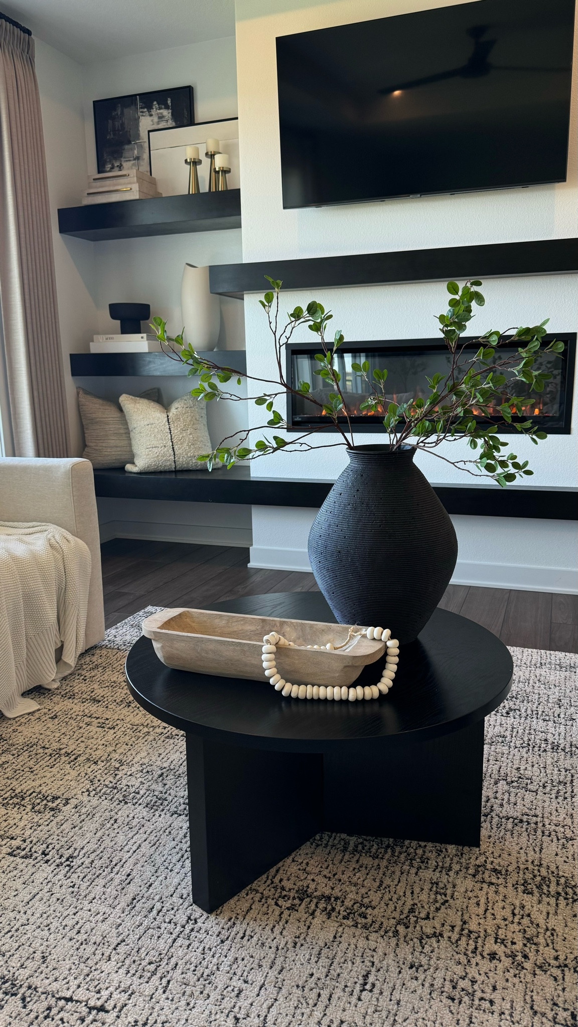 Living room decor. Coffee table decor. Neutral living room rug. Couch pillows. Fall stems

#LTKStyleTip #LTKFindsUnder50 #LTKHome