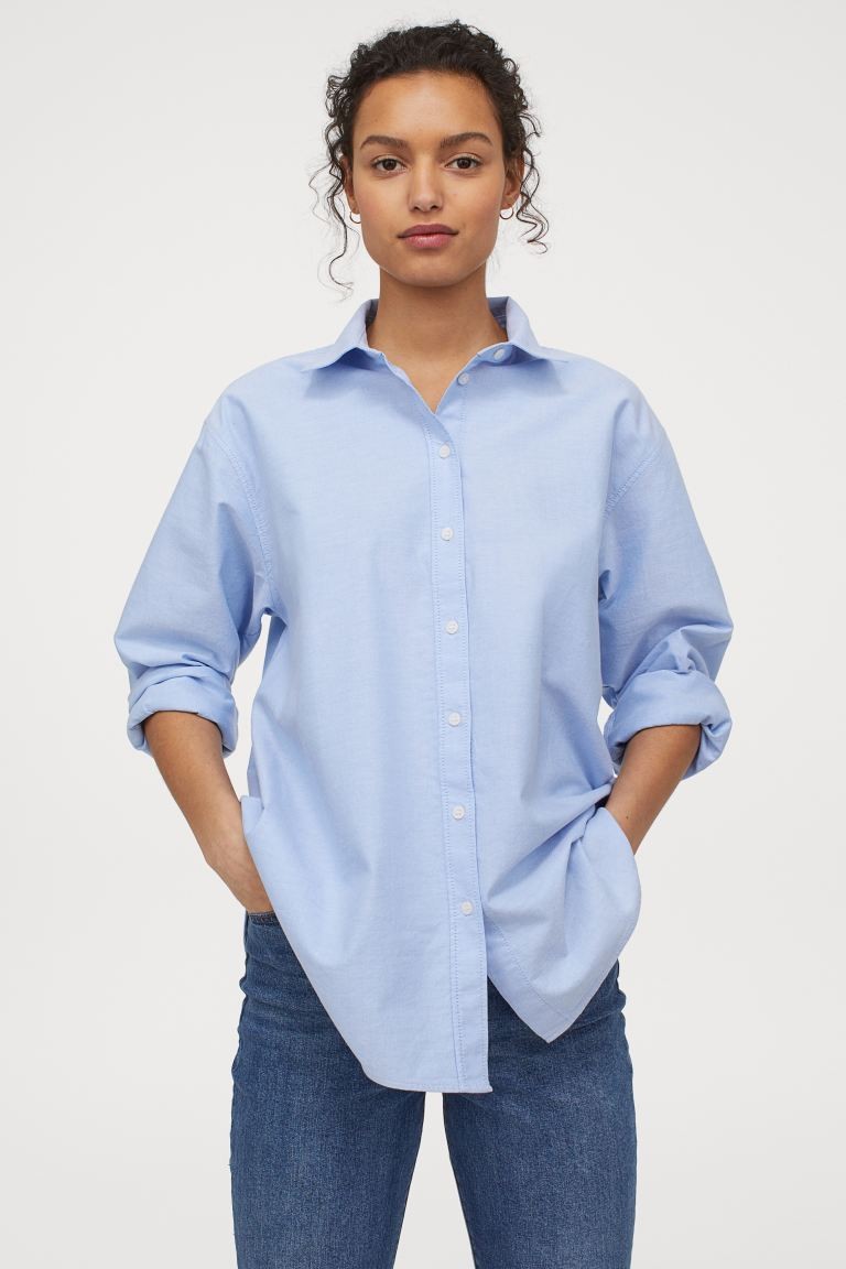 Oversized Oxford Shirt | H&M (US + CA)